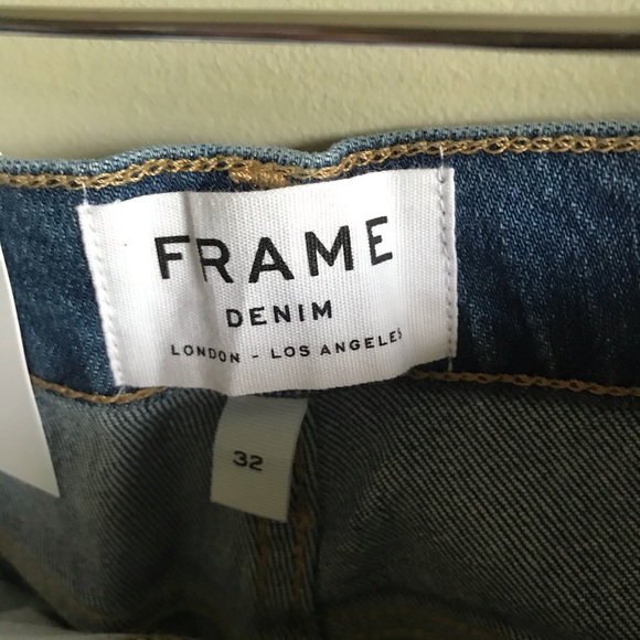 Frame Le Sylvie Crop Straight Leg Jeans size 32 - Picture 5 of 16